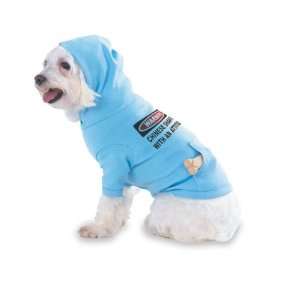 Warning Chinese Shar Pei with an attitude Hooded (Hoody) T Shirt with 