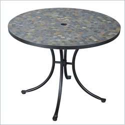 Home Styles Stone Harbor OutDr Black/Slate Dining Table 095385810276 