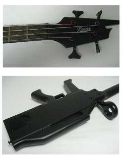 String Bass Electric Guitar, Machine Gun Shape, AK 47  