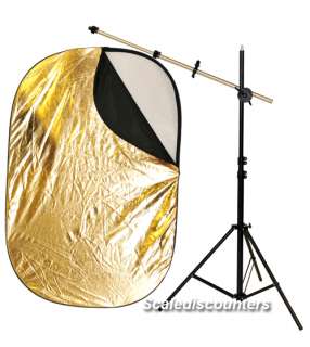 Large Photo Video Reflector Panel Arm Grip Stand Kit  