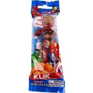  Marvel Heroes Klik Candy Dispenser Spiderman Toys & Games