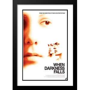  When Darkness Falls 20x26 Framed and Double Matted Movie 