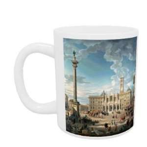  The Piazza Santa Maria Maggiore, 1752 (oil   Mug 