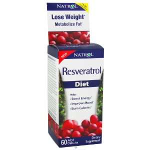  Natrol Energy & Weight Management Resveratrol Diet 60 
