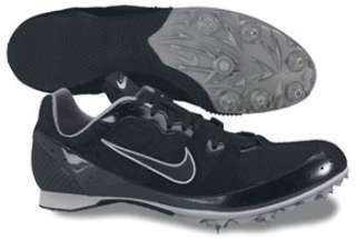 Nike Zoom Rival MD 5 Black/Silver Running Spikes  