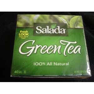 Salada All Natural 100% Green Tea : 40: Grocery & Gourmet Food