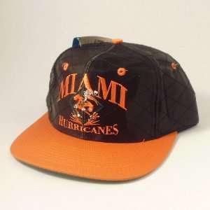   Hurricanes/ Signatures/ NCAA/ Vintage Deadstock/ Snapback Hat/ Cap