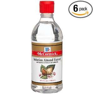 McCormick Imitation Almond Extract, 16 Ounce Plastic Bottle (Pack of 6 