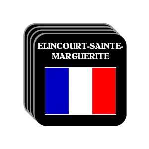 France   ELINCOURT SAINTE MARGUERITE Set of 4 Mini Mousepad Coasters
