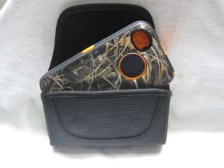 Rugged Holster Pouch for Iphone 4G 4GS Orange/AP Realtree Camo 