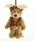 Boyds Bear Ornament Lil Rudy Christmas Reindeer New  