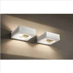Box Picture Light in Polished Steel Bulb Type Halogen, Shade Color 