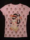 ED HARDY Geisha Girl S/S T Shirt (Womens Small)
