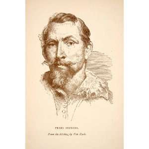   Snyders Anthony Van Dyck Art   Original Wood Engraving