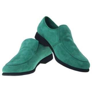 MENS GREEN SUEDE POPPIN DRESS LOAFERS GB SHOES SZ 8 GB  
