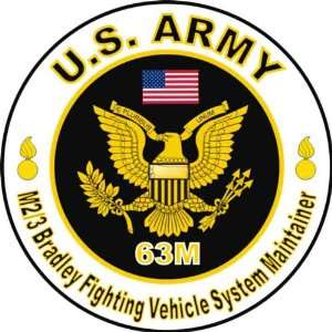  United States Army MOS 63M M2/3 Bradley Fighting Vehicle 