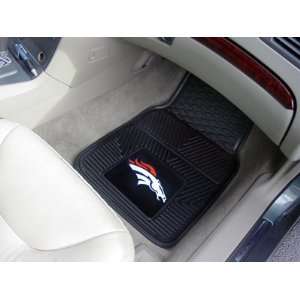 Denver Broncos NFL Heavy Duty Vinyl Car Floor Mats (2 Front)