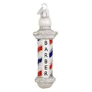  Old World Christmas Barber Pole Ornament: Home & Kitchen