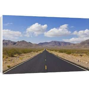 Straight road, Daylight Pass road, Highway 374 from Beatty Nevada 