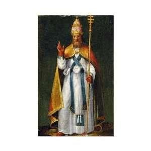  Bernardino Campi   Saint Leo The Great Giclee Canvas