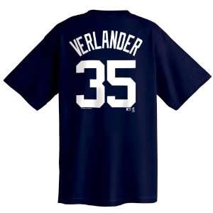 Justin Verlander Detroit Tigers Youth Name and Number T Shirt,ATHLETIC 