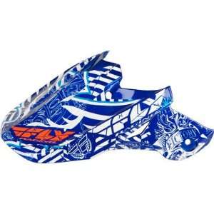  Fly Racing F2 Carbon Parts Blue/White