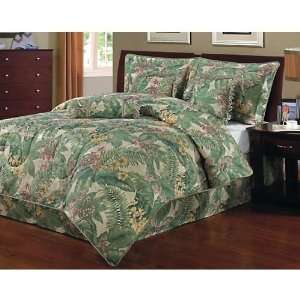  Palm Island Home Orchid Garden 7−pc. Full Bed Set MULTI 
