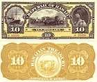 1899 $10 Republic of Hawaii GOLD CERT of DEPOSIT Copy
