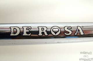 Vintage 53cm DeRosa SLX Columbus Steel Road Bike Frame and Fork RARE 