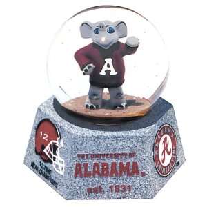  Alabama Crimson Tide Musical Mascot Water Snow Globe #1 