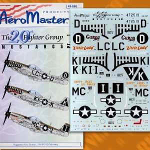   Mustangs of 20th Fighter Group, Part 1 (1/48 decals) Toys & Games