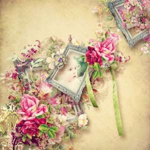  Digital Scrapbooking Kit: Marie Antoinette by Pink Lotty Designs 