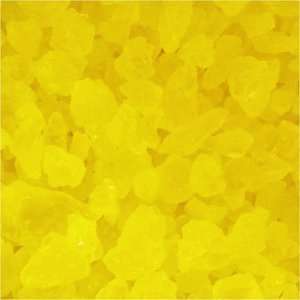 Rock Candy Crystals Lemon Yellow 5lb  Grocery & Gourmet 