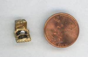 Miniature Dollhouse Diamond Ring in a Box  