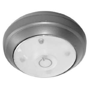   Battery Powered White LED Under Cabinet Puck Light: Home Improvement