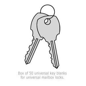   Universal Key Blanks for Universal Lock Box of (50)