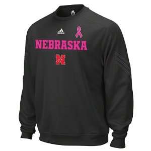  Nebraska Cornhuskers adidas Black Breast Cancer Awareness 