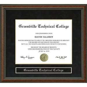   Technical College (Greenville Tech) Diploma Frame