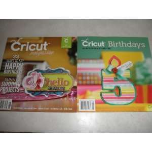  Cricut Magazine June/july 2011 and Cricut Birthday Book 