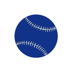  Softball BLUE vinyl window decal sticker: Office Products