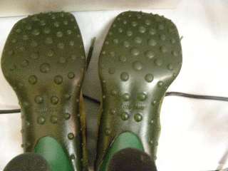 Miu Miu Green Sneaker Heels 36 UNIQUE  