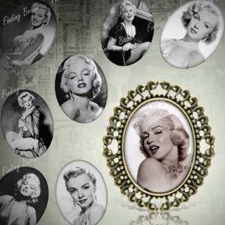25 digital collage sheet Marylin Monroe vintage cabochon setting 