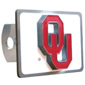 Oklahoma Sooners 3 D Trailer Hitch Cover   NCAA College Athletics Fan 