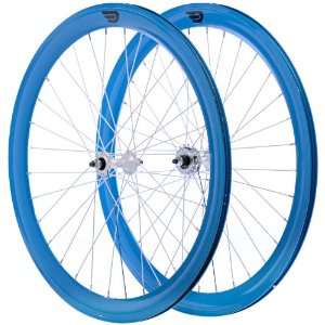   Wheel Set, Front and Fixed Gear Rear Wheel, 50 mm