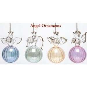  Angel Christmas Tree Ornaments in Art Glass