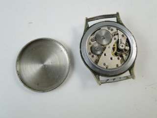 Vintage Anker Swiss Mens WWII Era Wristwatch Military Old Retro 