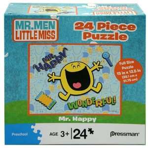   Little Miss 24 Piece Puzzle [Mr. Happy   Wonderful !]: Toys & Games