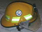 Steeler firefighters Hard hat w/visor and light