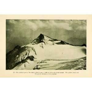  1907 Print Mount Baker Peak Washington Mountain Cascade 