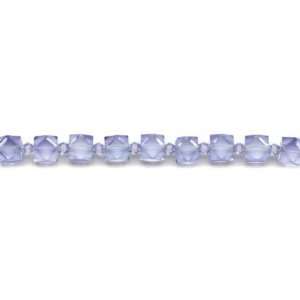   Hex & 4mm Bicone Beads 19/pkg light Blue Arts, Crafts & Sewing